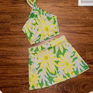 Zara 70s Matching Set S top, M bottom